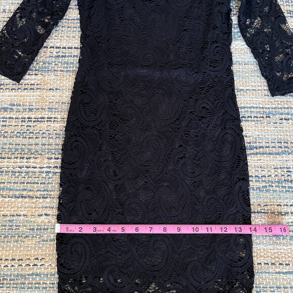 Black Lace Cocktail Dress - Small - Picture 10 of 11